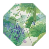 Автоматический профессиональный маленький портативный зонтик на солнечной энергии, полностью автоматический, защита от солнца, защита от ультрафиолета