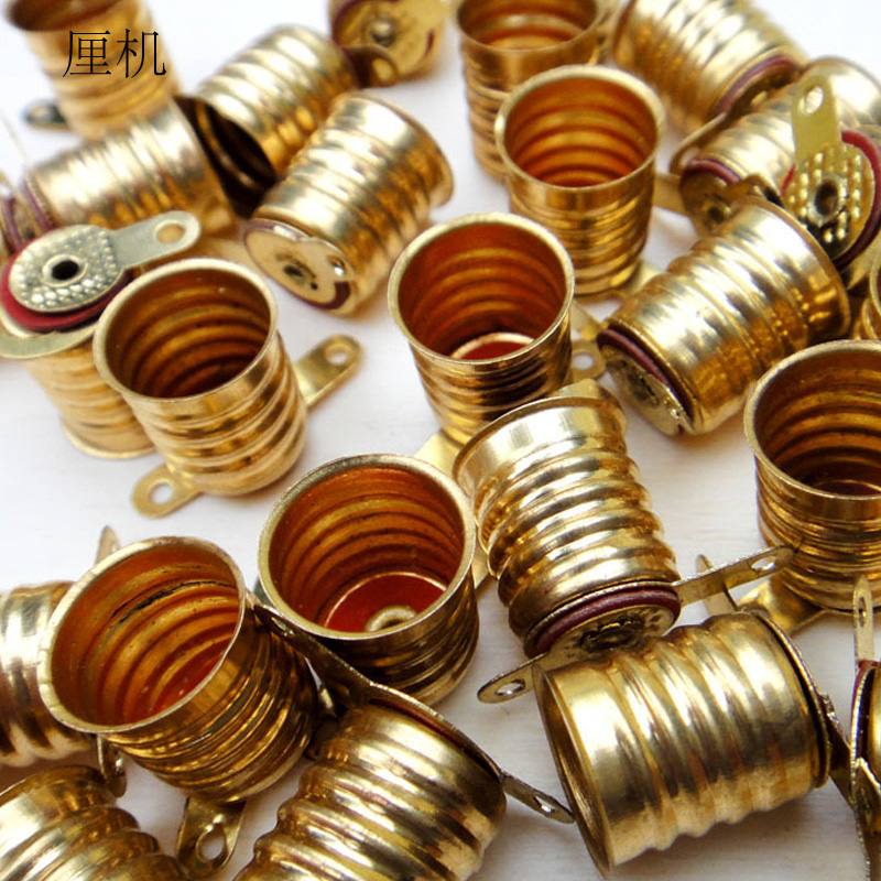 Brass bóng ghế nhỏ hạt điện sinh đèn ghế công nghệ nhỏ để làm cho gắn đèn mạch điện tử ghế cố định.