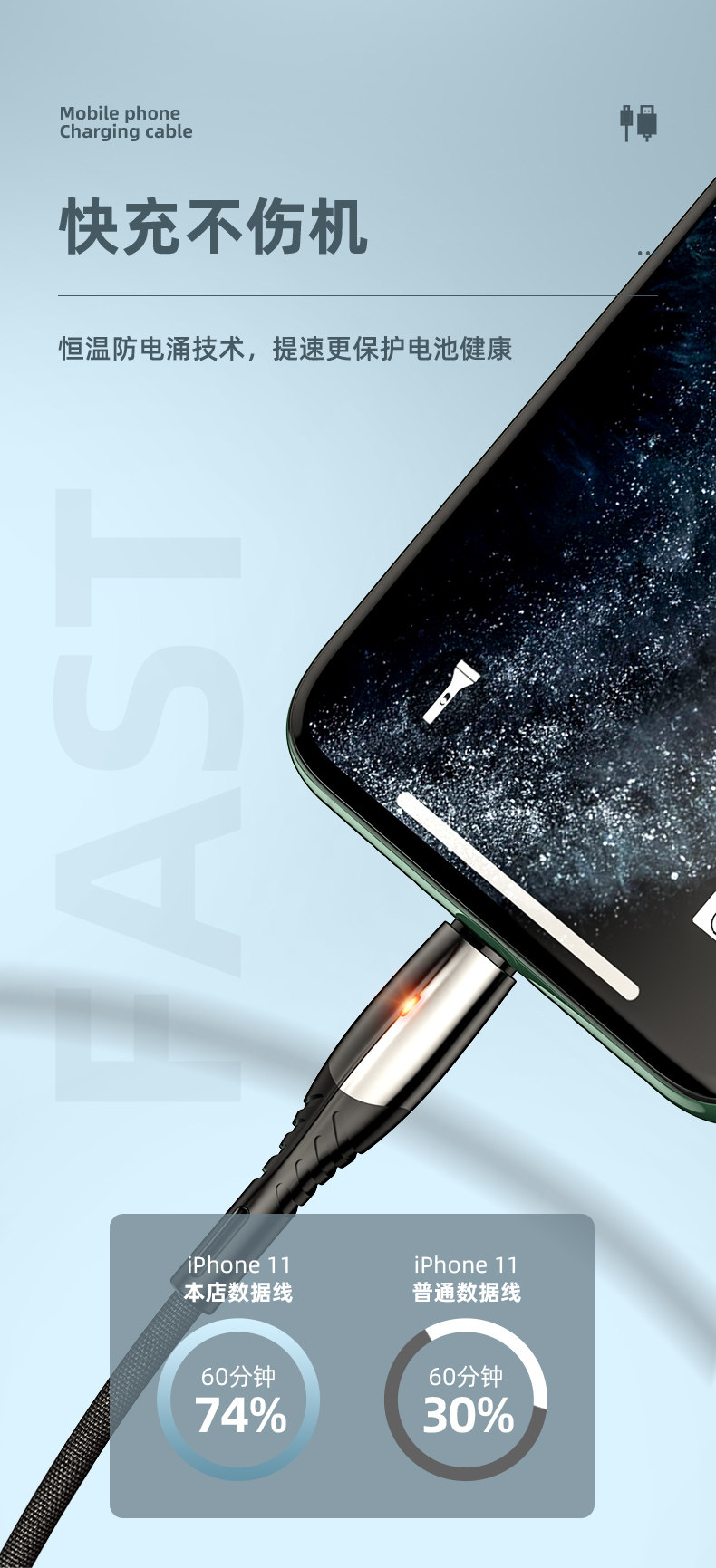 德米罗 锌合金苹果数据线 图4