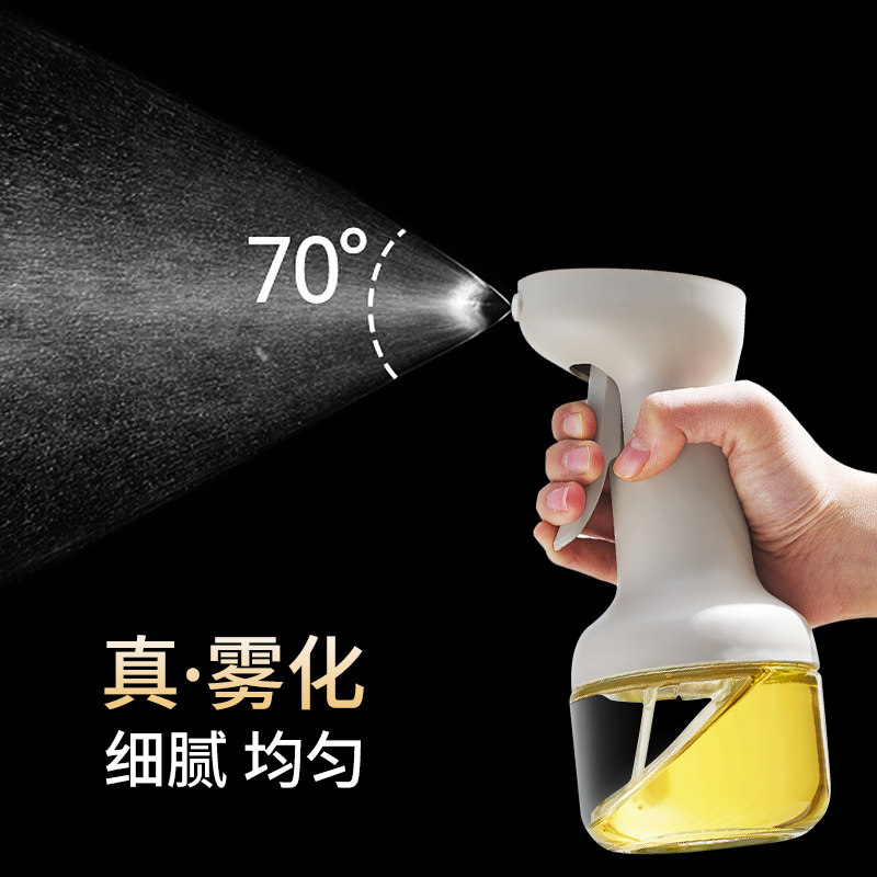 雾化喷油壶家用食品级高硼硅玻璃厨房专用喷壸防漏不挂油喷油瓶