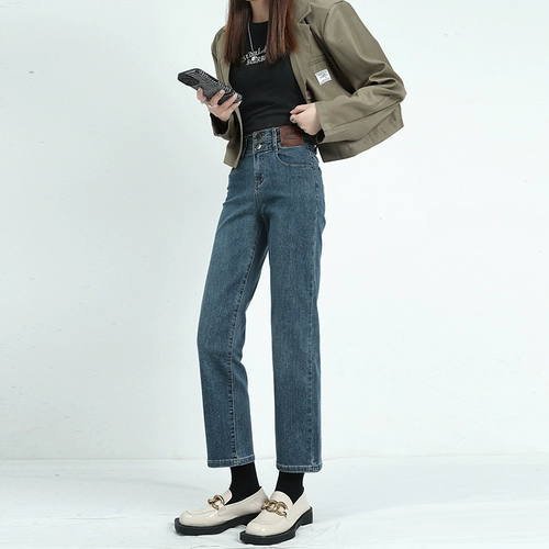 Ретро бархатные прямые свободные джинсы, летние штаны, оверсайз, подходит для подростков, по фигуре