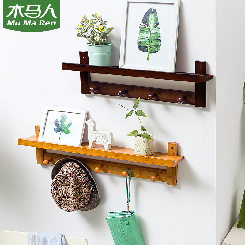 Trojans cloakhat Shelf pinned objects bedroom on floor solid wood hanging clothes hanger Sub simple clothes for home minimalist modern