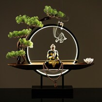 Fight against the Buddha Qi Heavenly Sage Sun Wukong ornaments Office light circle Entrance Home soft decorations Chinese Zen