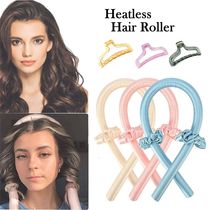 Heatless Curling Rod Headband No Heat Silk Curls Ribbon Hair
