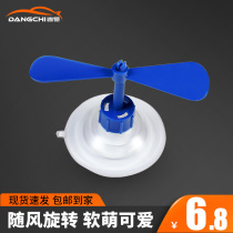 Cute Bamboo Dragonfly Helmet Hat Suction Cup Decorated Windmill Bike Small Fan Motorcycle Safety Helmet Corner