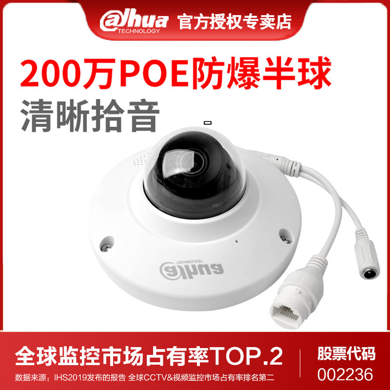 Dahua DH-IPC-HDP2230C-SA network surveillance camera lens 2 million elevator anti-riot audio camera