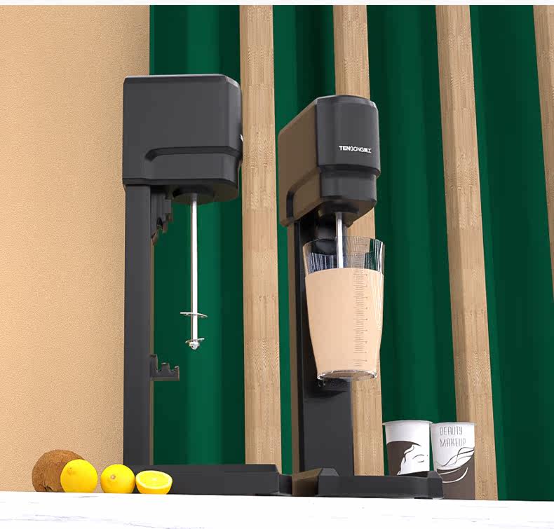 Milkshake machine commercial milk tea shop large capacity 1000ML automatic milkshake mixer roasted milk electric mixing machine