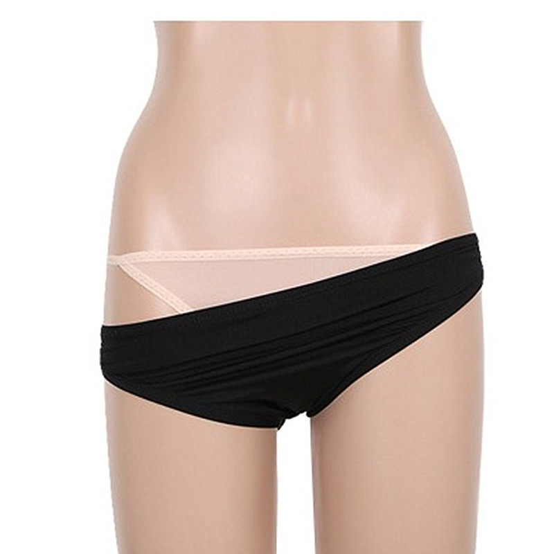 Swimsuit Bottoms Triangle Pants Anti-Walk Light Black Bikini Hitchhiking Pants Meat Color Safety Pants Triangle