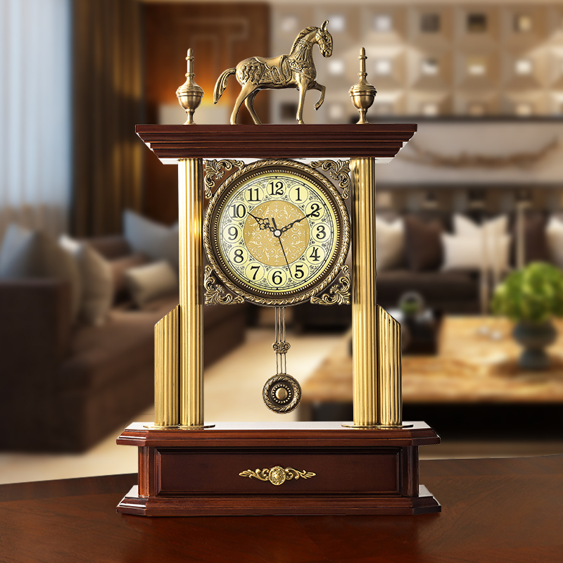 Brass Seat Bell Eurostyle Copper Piece Light Lavish Living Room Fashion Home Hygn Swing Piece Table Decoration Art New Chinese seat bell