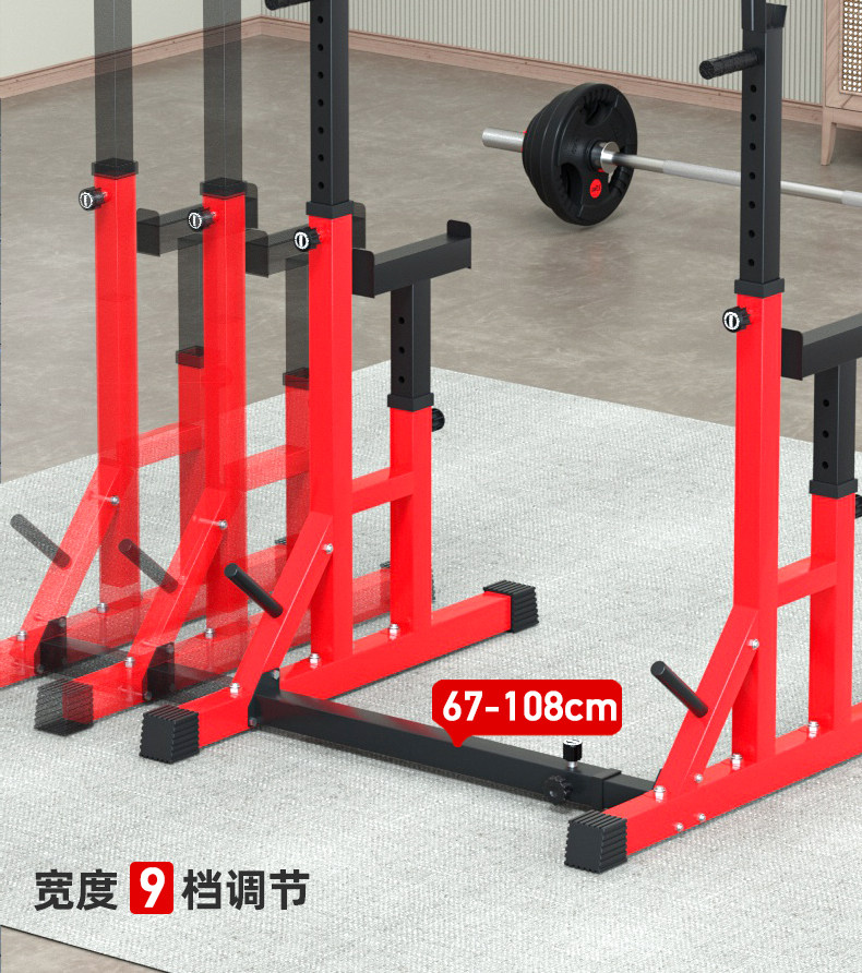 Тренажер силовой 蹲架多功能床架专业蹲杠铃健身器材推架举重分体深家用卧套装深 3