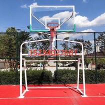 Basketball integrated two-in-one basketball stand cage football goal basketball stand standard 5-a-side 7-a-side football goal combination
