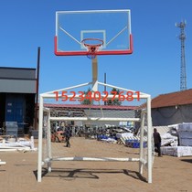 Zulan integrated football goal and basketball stand. Adult two-in-one football goal. Cage football goal with basketball stand.