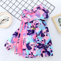Girl Jacket Autumn Winter Children Clothing 2022 New CUHK Children Blouses Windproof Three-in-one Detachable Children Submachine Clothes