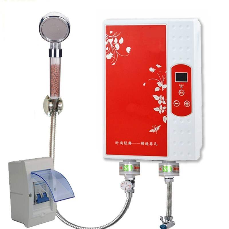 3 s speed hot instantaneous electric water heater Gothic bathing home thermostatic simple mini-free water storage energy saving-Taobao