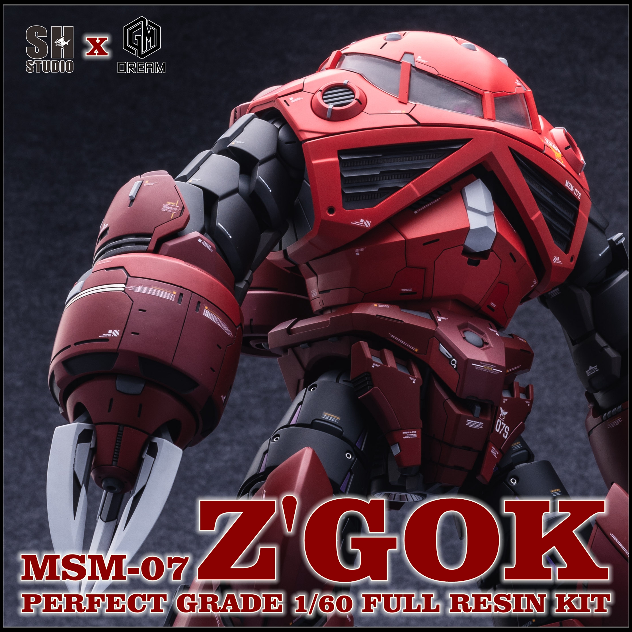 SH STUDIO PG 1 60 MSM-07 ZGOK Magic Crab Resin GK Magic Crab