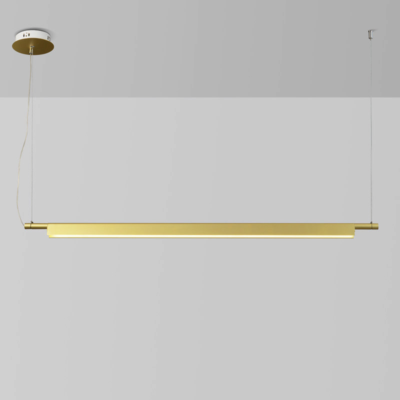 Nordic Minimalist Creative Personality Office Lights Modern Minima Restaurant Strip Chandelier Bar Terrace Light Lavish LED Lamps-Taobao