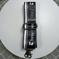 Черные бретели с буквами