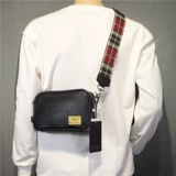 Ретро сумка на одно плечо, ремешок для сумки, сумка через плечо, рюкзак, Гонконг, в корейском стиле, из натуральной кожи