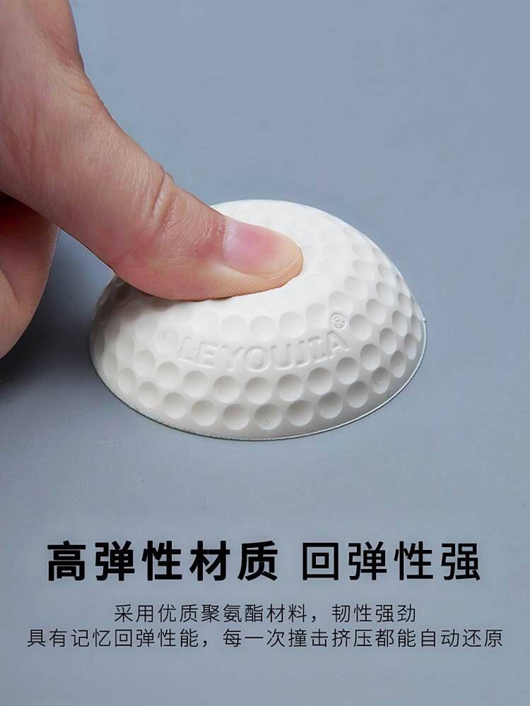 Thickened silicone gel-free glass door stopper door touch refrigerator door suction cushion cabinet door handle anti-crashers ball cushion