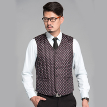 Down vest male slim light warm vest wearing bottomed down waistcoat autumn and winter New down liner