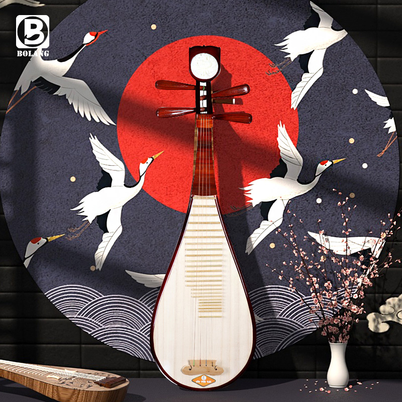 Red Wood Pipa Beginners Beginners Professional Adults Children Girls Practice Violin Folk Instruments Professional Playing Class-Taobao