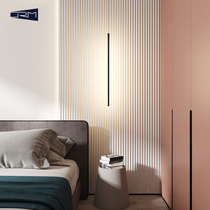 Minimalist Net red chandelier light luxury creative living room bedroom bedside design ins Wind atmosphere lighting led long strip lamp