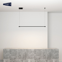ORM minimalist restaurant chandelier Nordic light luxury bar study office light industrial style creative personality LED long strip light