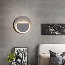 Wall lamp bedroom modern simple Nordic square round personality living room dining room balcony corridor LED bedside lamp