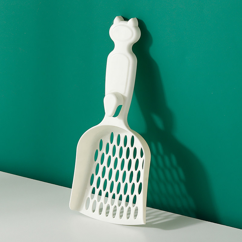 Pet Beauty Cleaning Supplies Cat Sand Spatula Large Hole XL Striped Cat Sandpipe Shit Official Handle Cat Sand Spatula