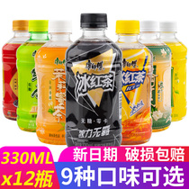 Master Kang Iced black tea 330ml*12 bottles full box small bottles Jasmine honey tea Low sugar green tea Lemon tea drink