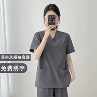 018 Мужские с коротким рукавом темно-серые