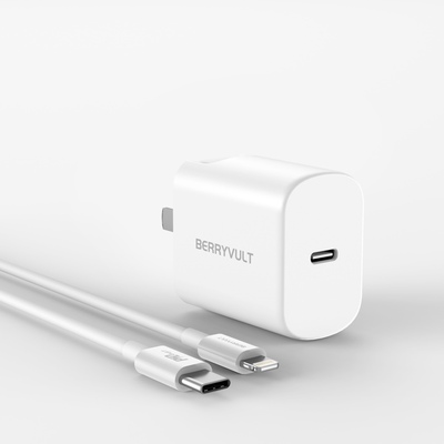 百里沃通苹果12PD快充18w手机充电器头iPhone11数据线快速xs冲电se正品xr便携闪充插头一套30w配件通用8p平板