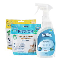 Fizzion pet deodorant cat urine deodorant cat and dog deodorant spray effervescent tablets