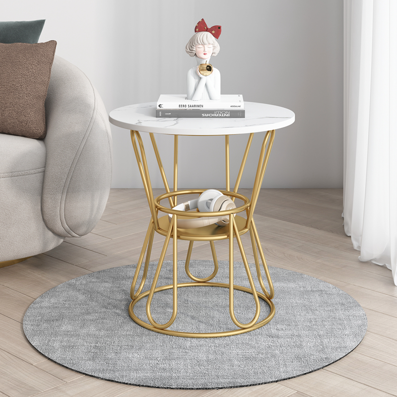 Italian Rockboard Side Several Living-room Corner A Few Balcony Tea Table Light Lavish Sofa Side Cabinet Bedside Small Round Table Sub with storage