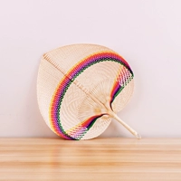 Увеличьте характерный цвет радуги бамбукового вентилятора (купить два, получите один бесплатно, и один получает один и тот же абзац)