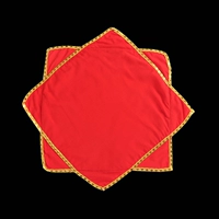 Хлопок и шелк, красная и золотая граница