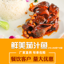 Delicious tomato sauce fish fast food bag convenient instant commercial take-out frozen fast food lunch 10 bags of rice