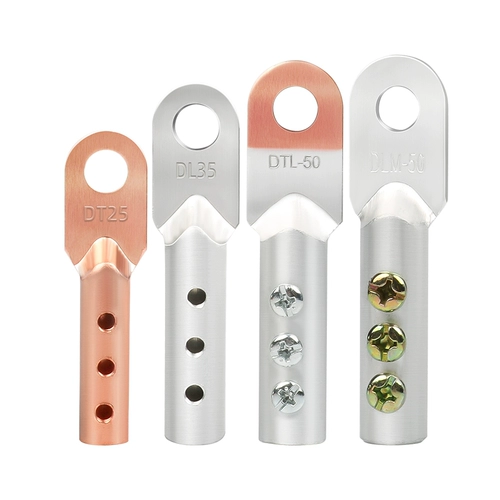 Винты без давления для крепления медной проводки уровня A национального стандарта DT, клеммы для проводов с утолщенной медной и алюминиевой головкой для быстрого подключения, клеммы для проводов с медной и алюминиевой головкой DTL