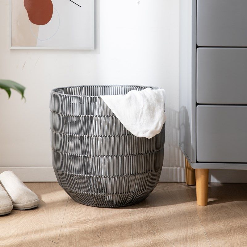 Light and luxurious clothes basket Bathroom dirty clothes containing baskets Home bedrooms Dirty Laundry Basket Makeup room Red Clothing Basket Laundry Basket