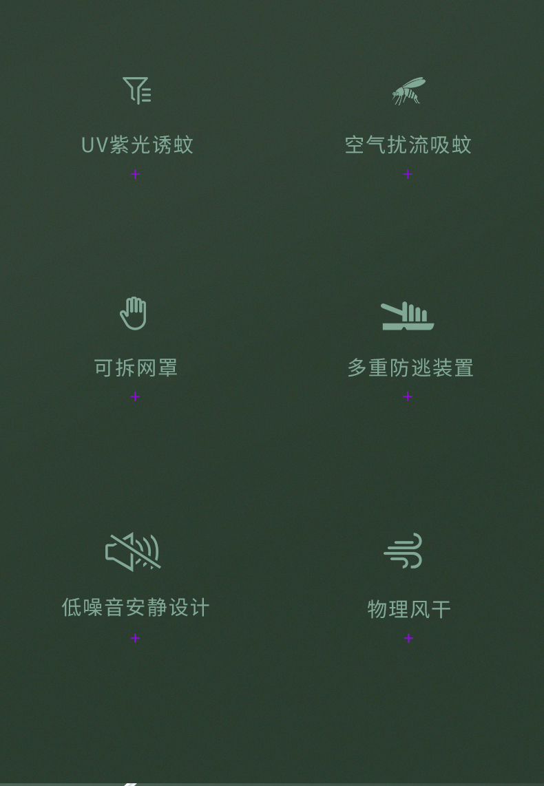 美菱 UV紫光+空气扰流灭蚊灯 诱捕吸蚊虫 图2
