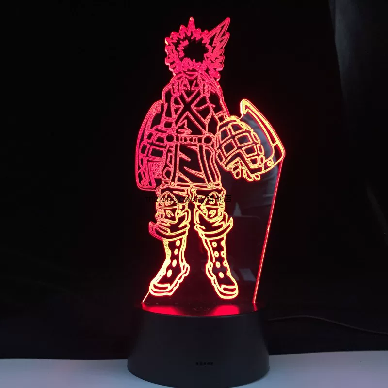 3D-фигура Katsuki Bakugo детская комната ночник LED ночник