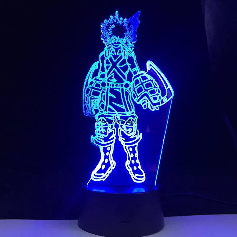 3D-фигура Katsuki Bakugo детская комната ночник LED ночник
