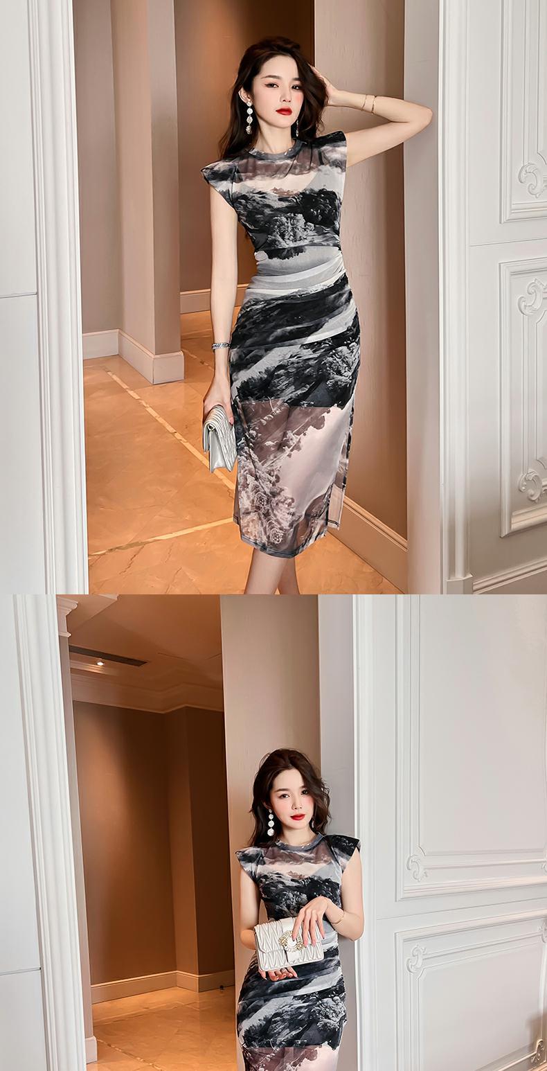 C3423 1740K VÁY ĐẦM LIỀN THÂN NỮ RUUREAG DÁNG ÔM BODY GỢI CẢM SEXY MÙA HÈ PHỤC CỔ CỔ ĐIỂN THỜI TRANG NỮ G05 SẢN PHẨM MỚI