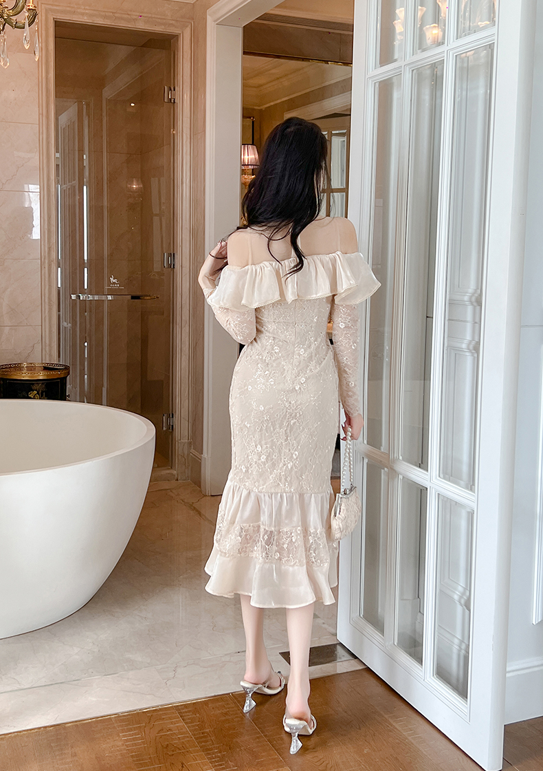 C3513 3090K VÁY ĐẦM LIỀN THÂN NỮ RUUREAG DÁNG ÔM BODY GỢI CẢM SEXY MÙA XUÂN THU ĐÔNG KIỂU ĐUÔI CÁ THỜI TRANG NỮ G06 SẢN PHẨM MỚI
