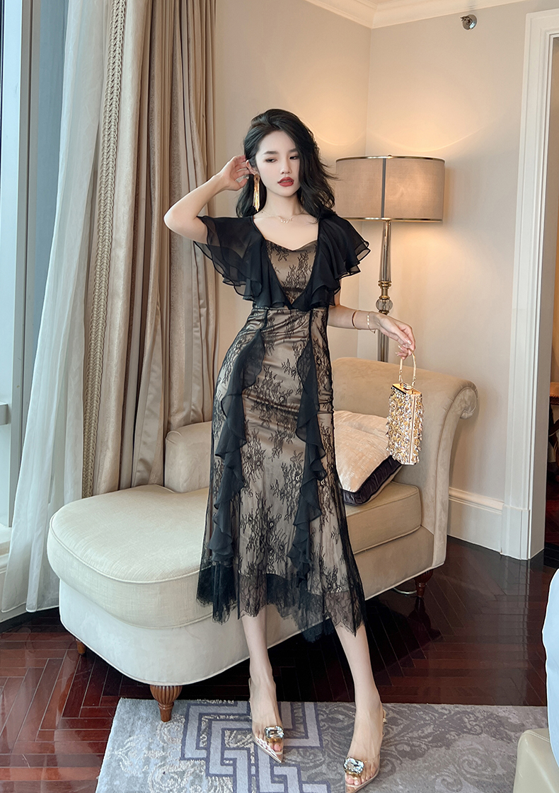 C3657 2900K VÁY ĐẦM LIỀN THÂN DÁNG DÀI NỮ RUUREAG MÙA HÈ THỜI TRANG NỮ REN G06 SẢN PHẨM MỚI