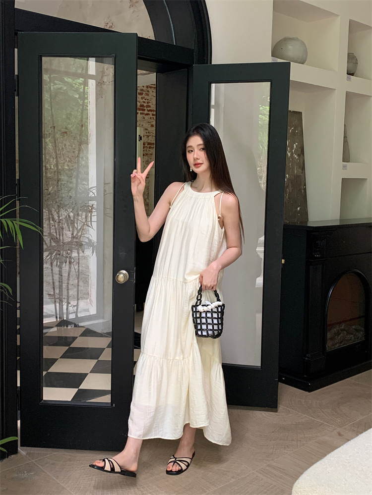 C3258 2250K VÁY ĐẦM LIỀN THÂN DÁNG DÀI NỮ RUUREAG MÙA HÈ HỌA TIẾT HOA THỜI TRANG NỮ ĐỒ ĐI BIỂN VÁY MAXI G05 SẢN PHẨM MỚI