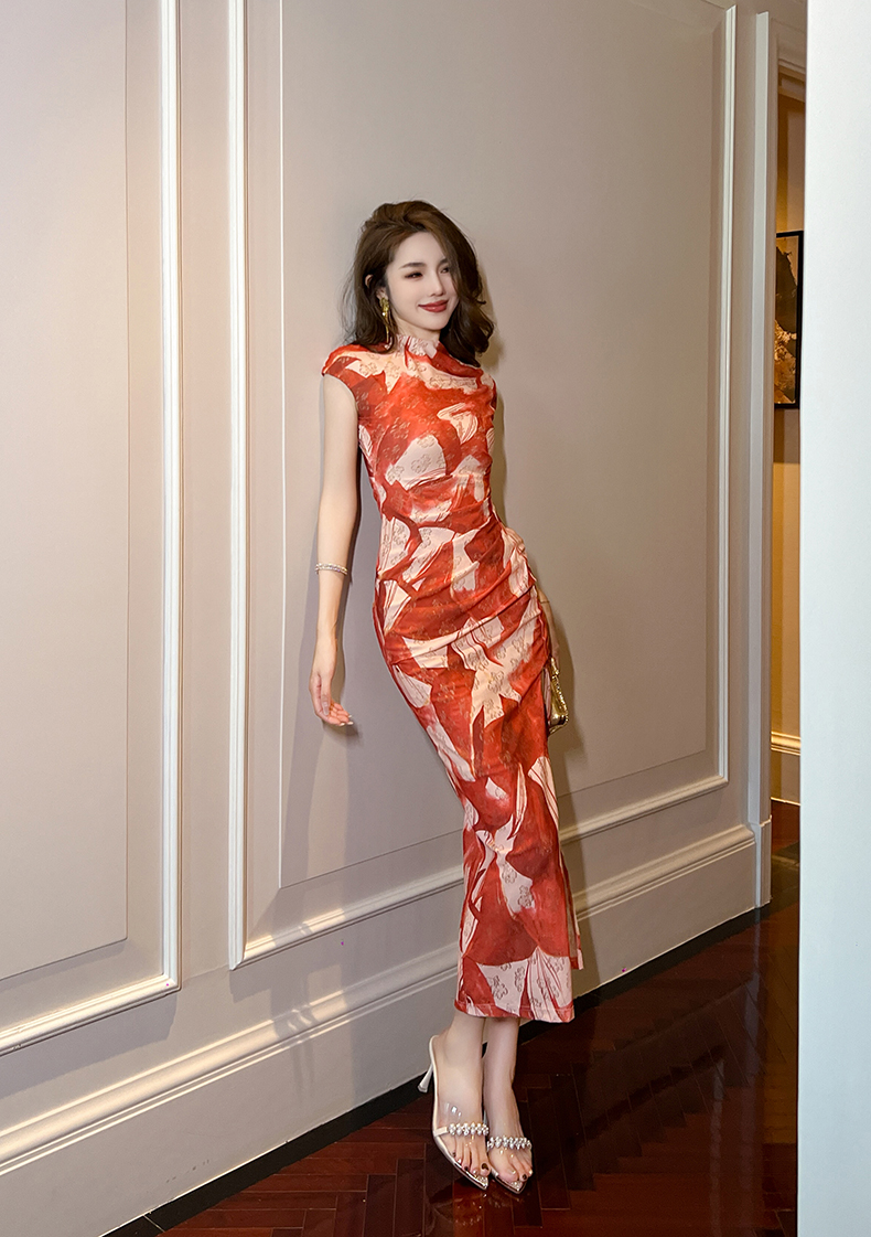 C3771 1770K VÁY ĐẦM LIỀN THÂN NỮ RUUREAG NGẮN TAY MÙA HÈ PHỤC CỔ CỔ ĐIỂN THỜI TRANG NỮ G05 SẢN PHẨM MỚI