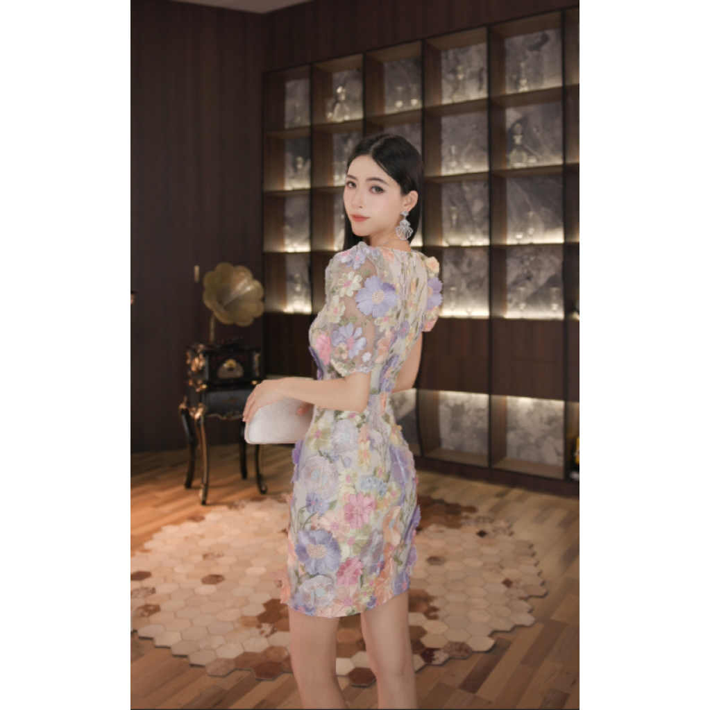 C3381 3270K VÁY ĐẦM LIỀN THÂN NỮ RUUREAG MÙA HÈ HỌA TIẾT HOA THỜI TRANG NỮ ĐỒ ĐI BIỂN VÁY MAXI G06 SẢN PHẨM MỚI