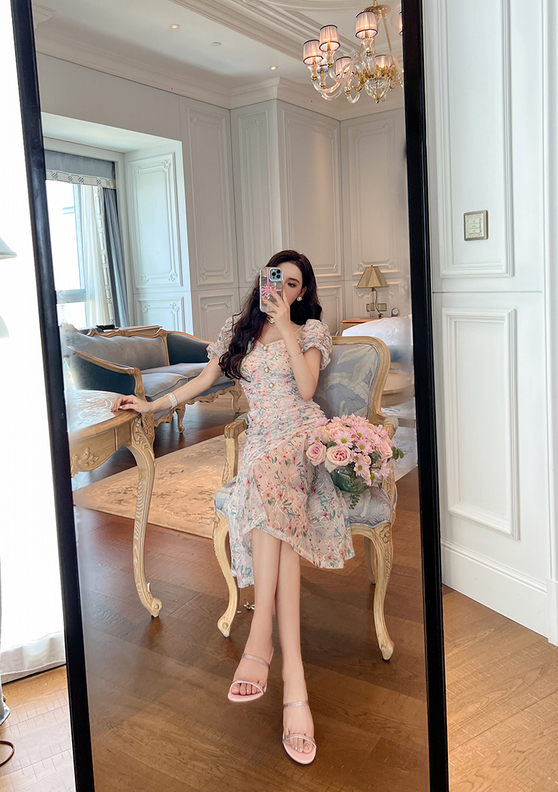 C3113 2060K VÁY ĐẦM LIỀN THÂN NỮ RUUREAG SEXY DÀI QUÁ GỐI MÙA HÈ HỌA TIẾT HOA THỜI TRANG NỮ G05 SẢN PHẨM MỚI