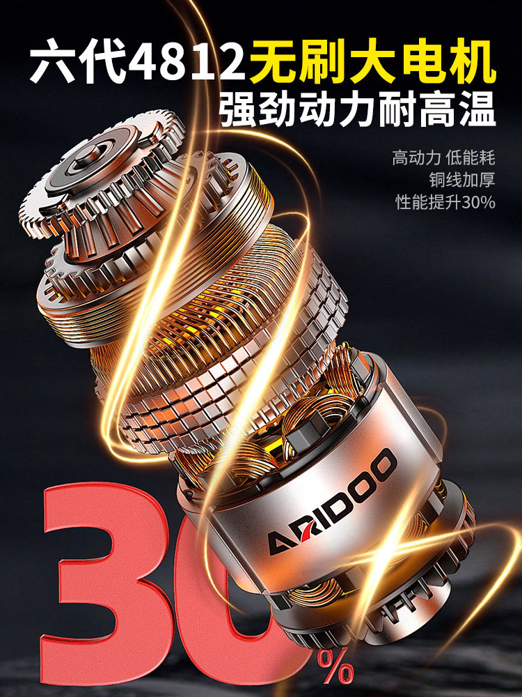 Brushless Electric Drill, Household Multi-Functional Small Impact Drill, Household Wall Drilling Electric Screwdriver Tool Set, Complete Set